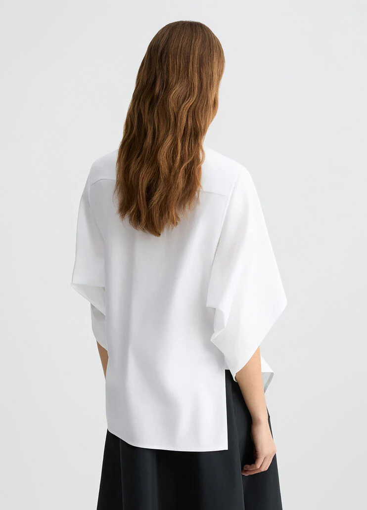 White shirt with bejewelled embellishment