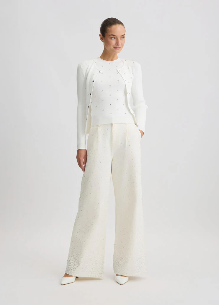 White top with studs