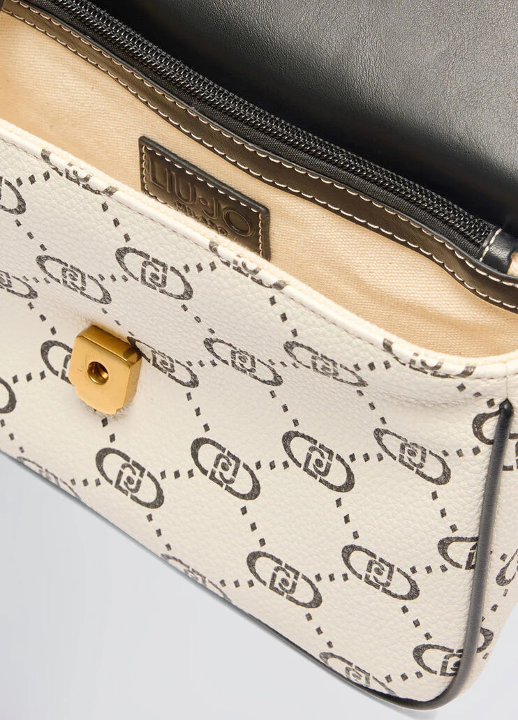 Shoulder bag with foulard