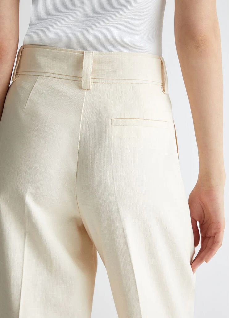 Ivory coloured palazzo trousers