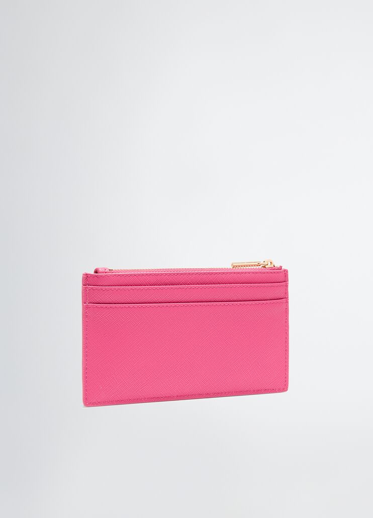 Card holder with zip