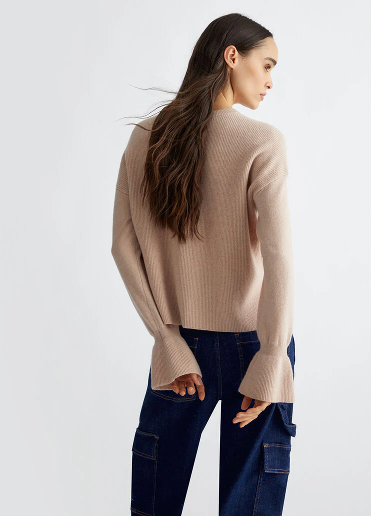 Wool and cashmere sweater
