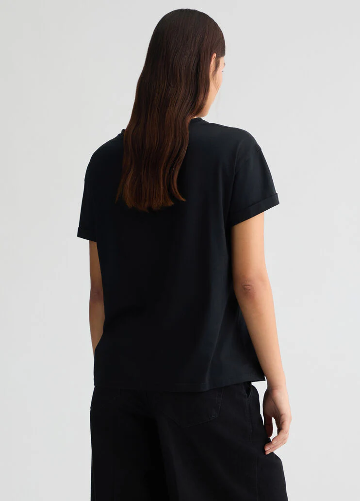 T-shirt with rhinestones