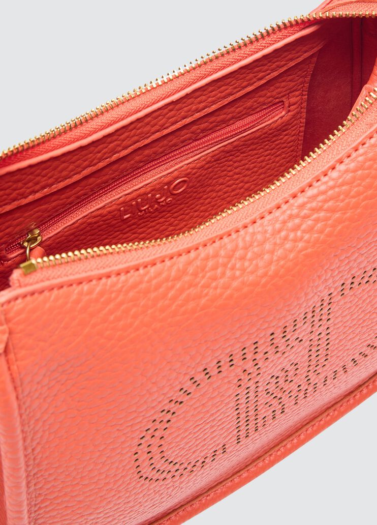 Orange shoulder bag