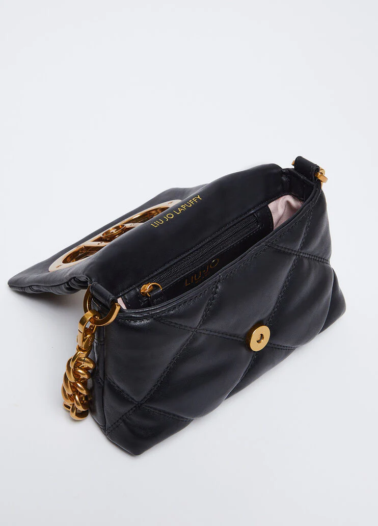 Small matelassé LaPuffy bag