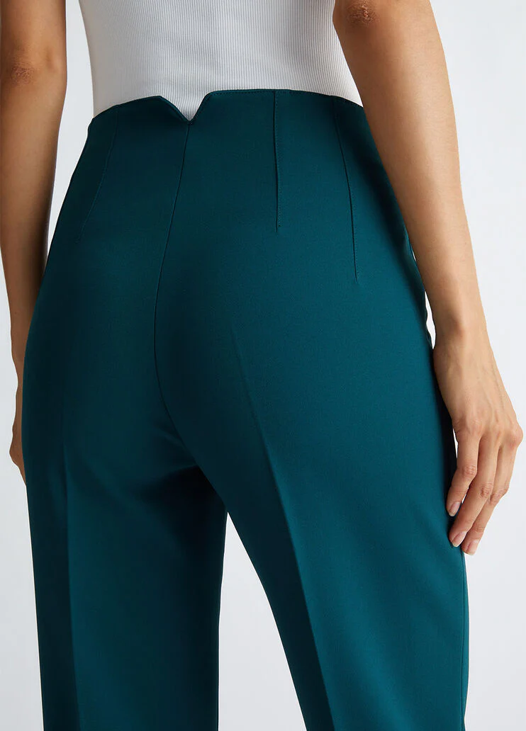 Stretch cropped trousers