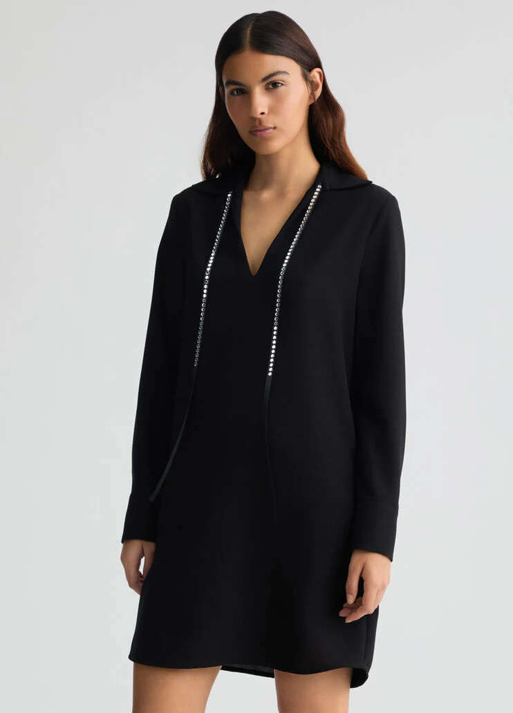 Dress with gemstones