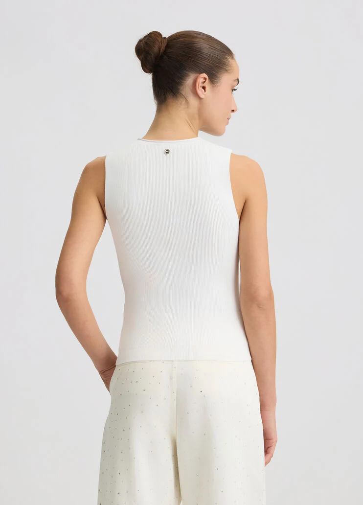 White top with studs