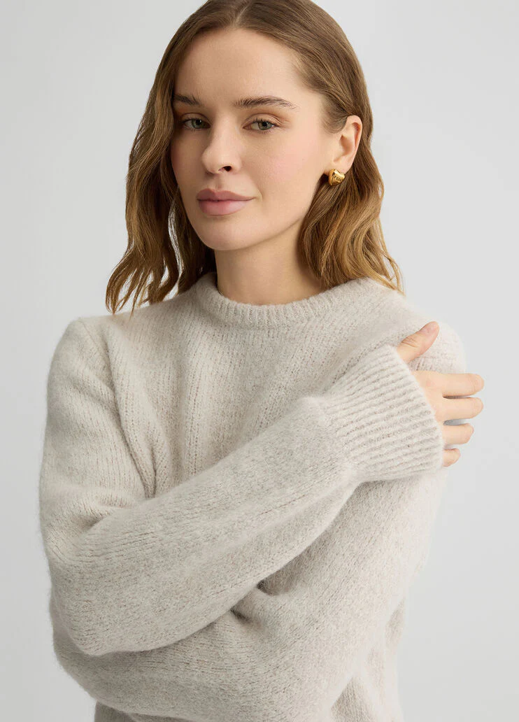 Alpaca-blend pullover
