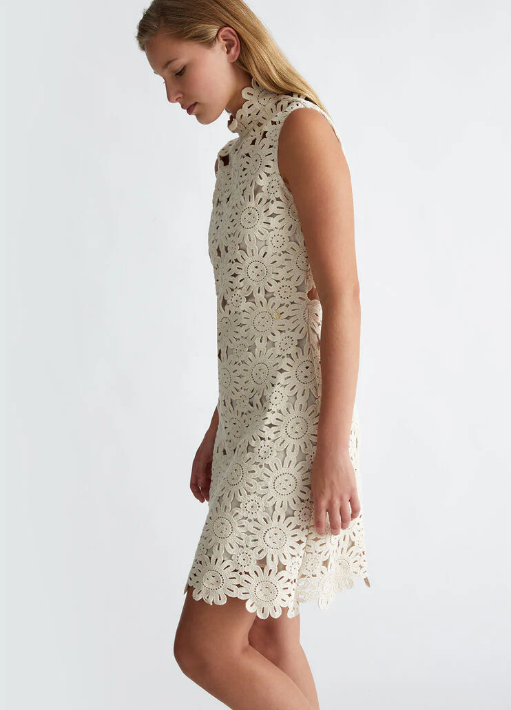 Short macramé dress