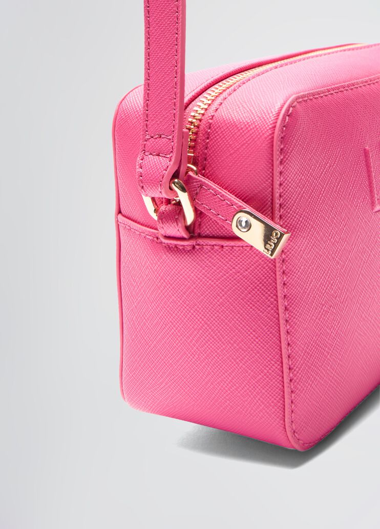 Bright pink crossbody bag