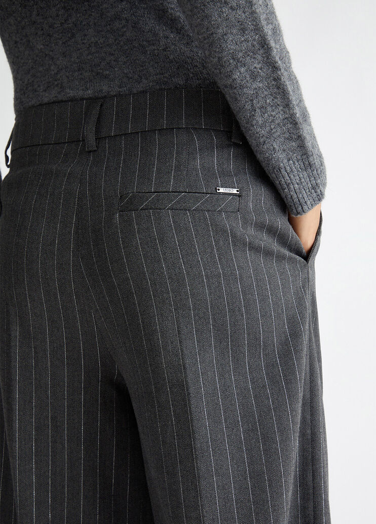 Pinstripe culottes