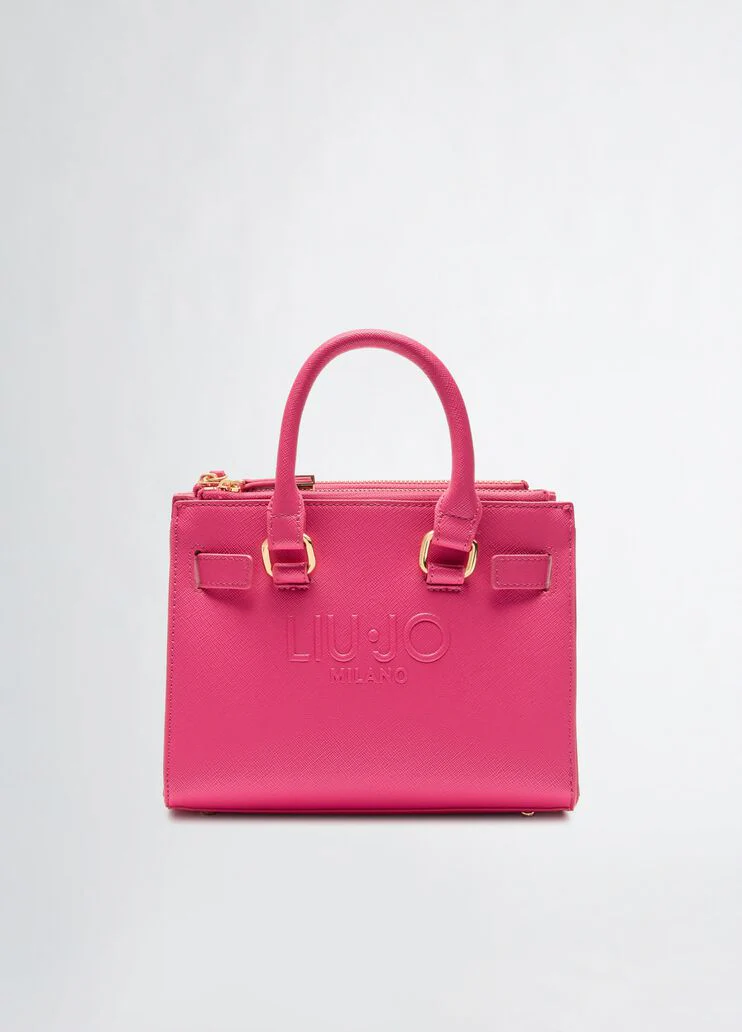 Bright pink handbag