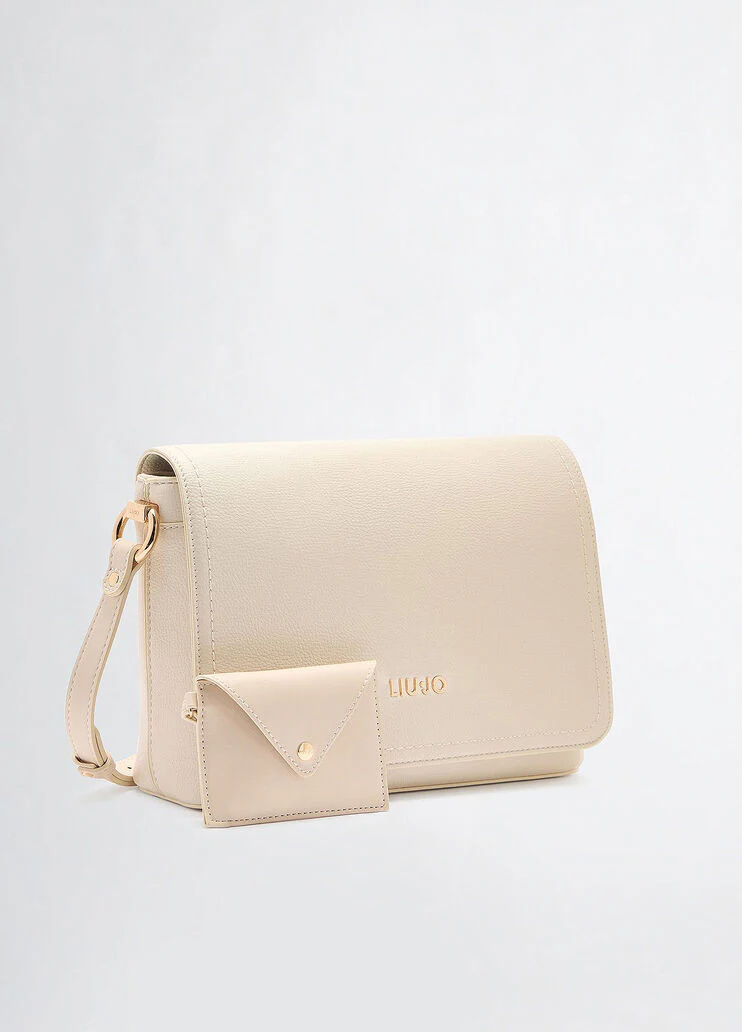 Crossbody bag with clutch bag