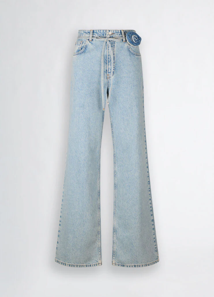 Baggy cotton jeans