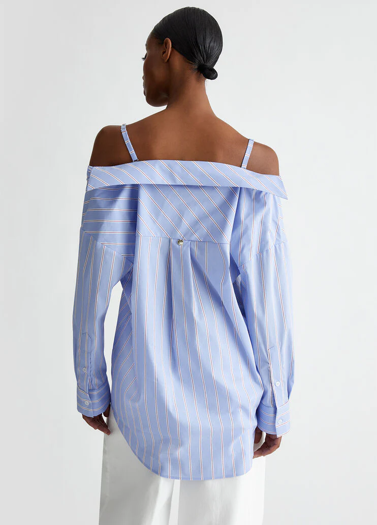 Off-the-shoulder shirt