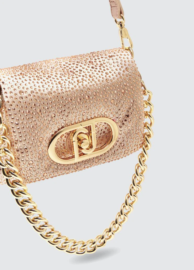 Small LaPuffy bag with rhinestones