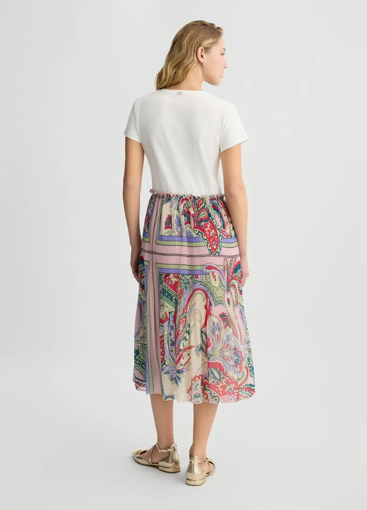 Dress with animal print