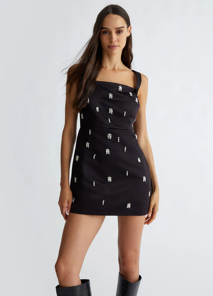 Dress with gemstones