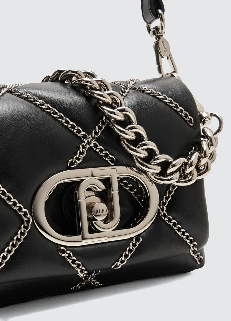 Small LaPuffy bag with chain detailing