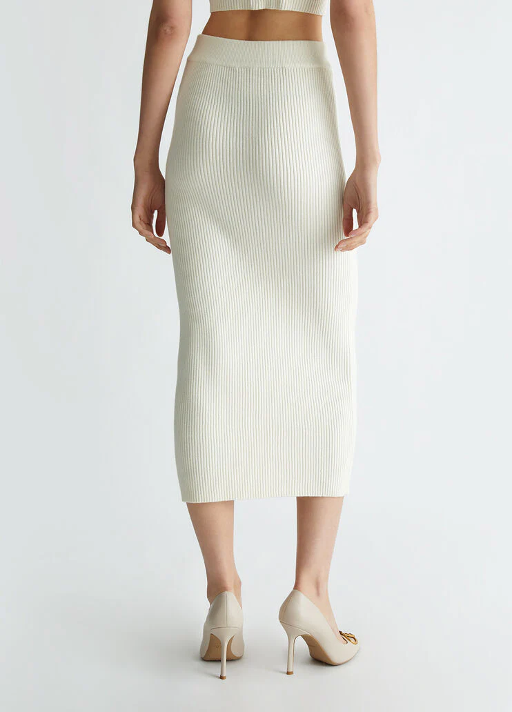 Knit midiskirt