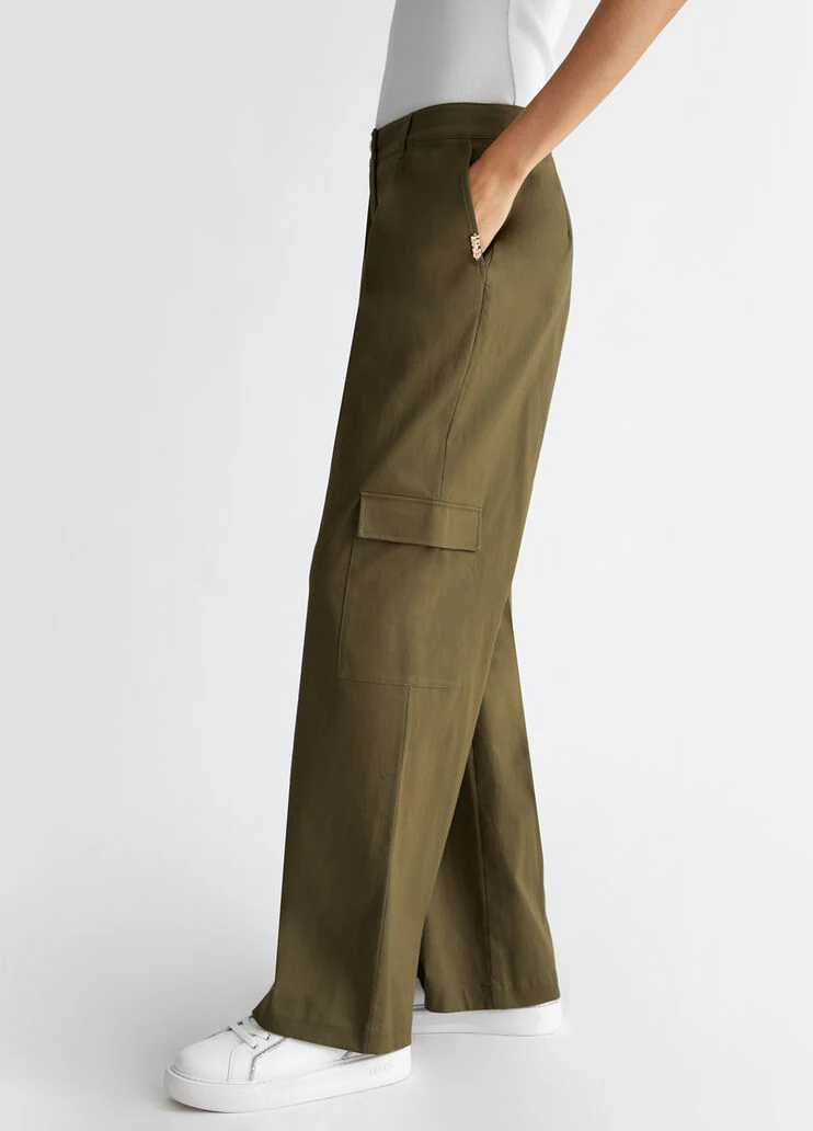 Cotton cargo trousers