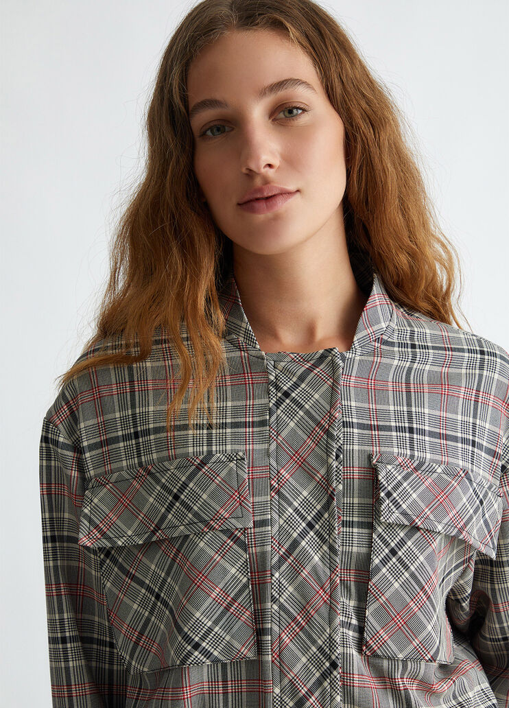 Short tartan jacket