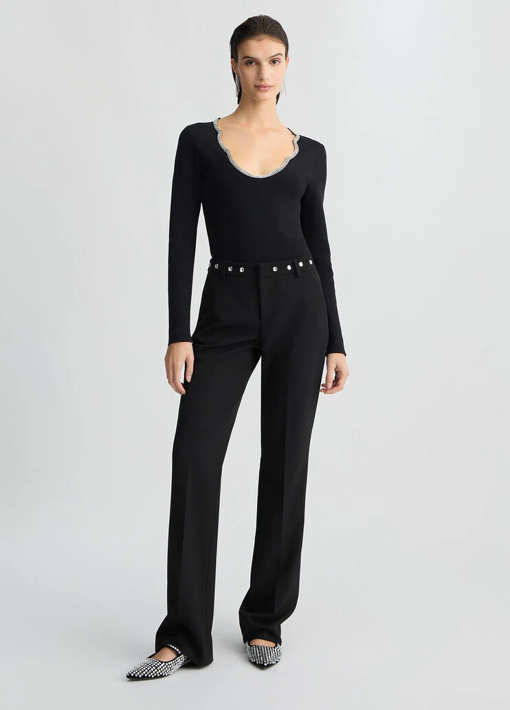 Jumper with gemstones