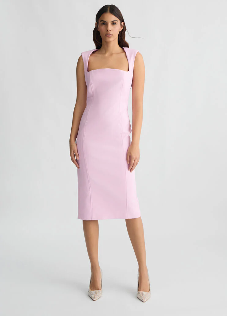 Light pink sheath dress