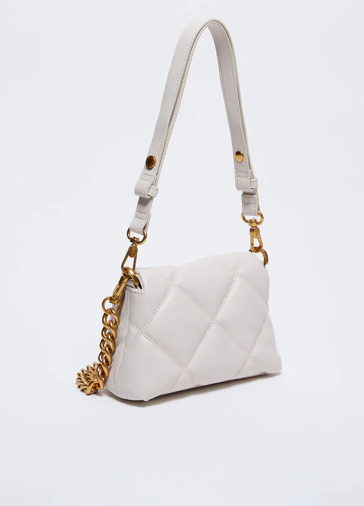 Small matelassé LaPuffy bag