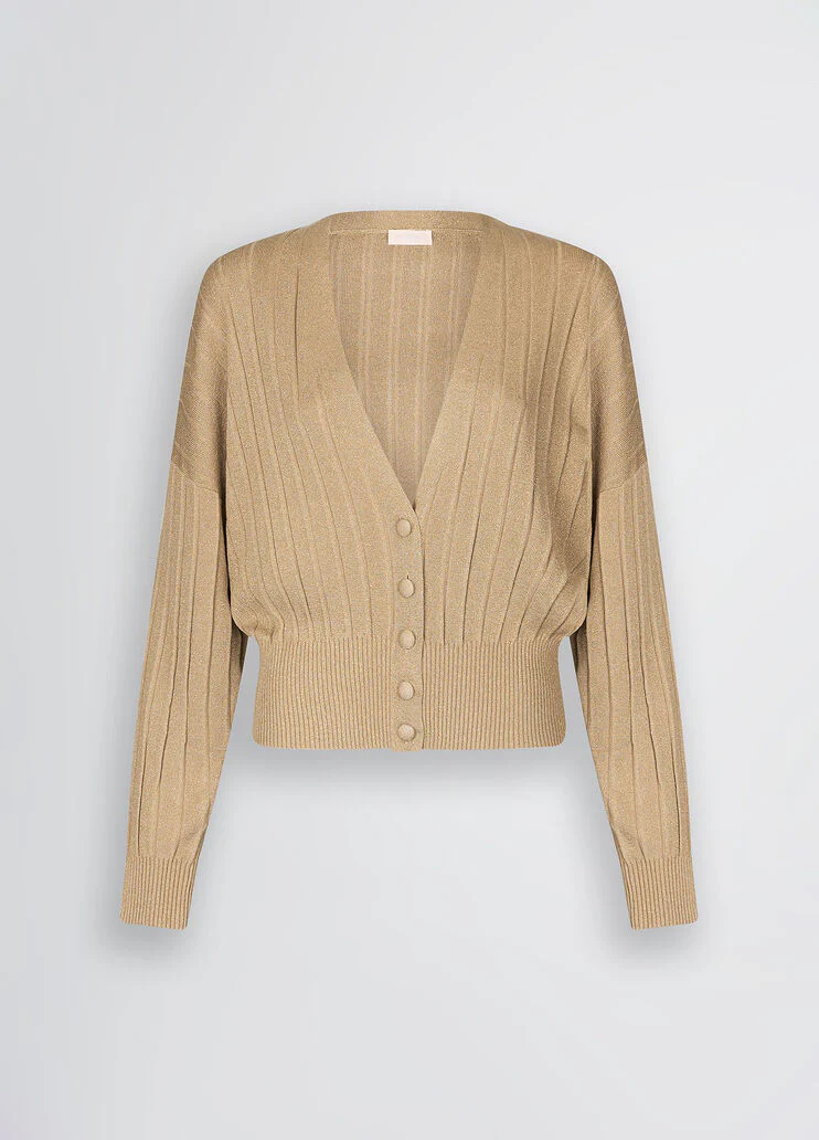 Lurex cardigan