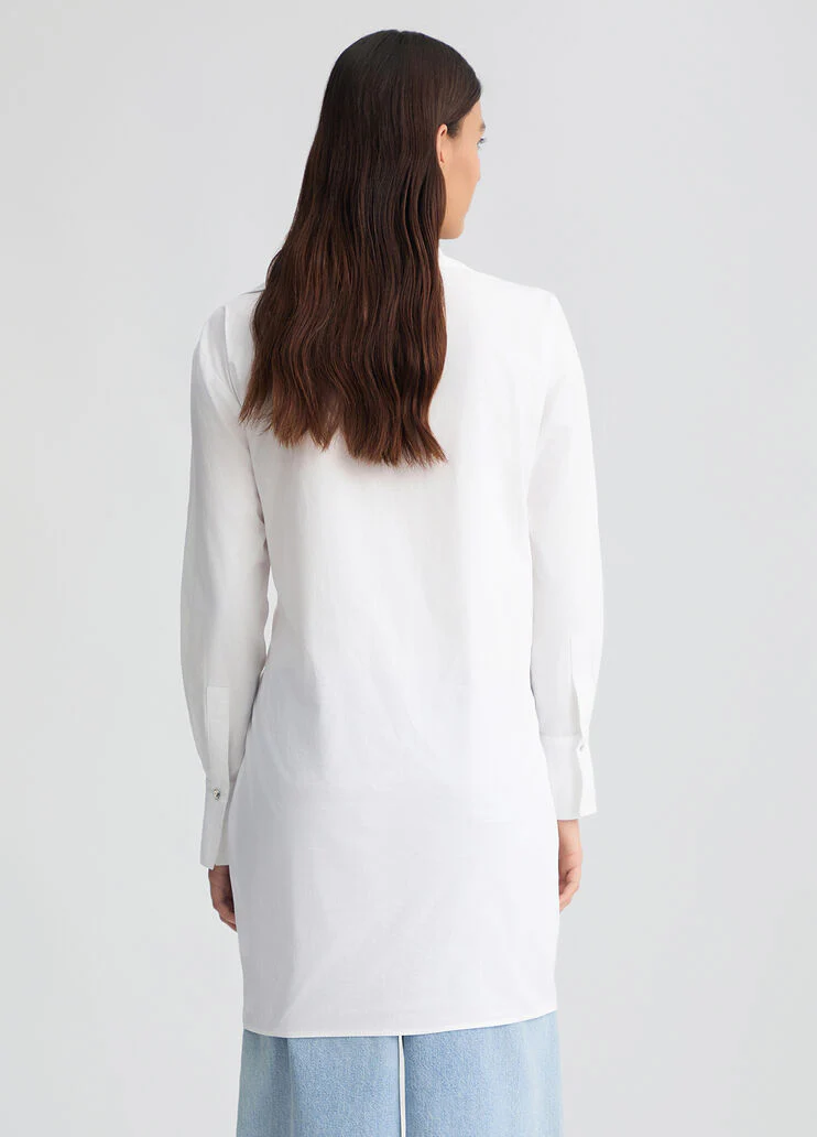 Poplin shirt dress