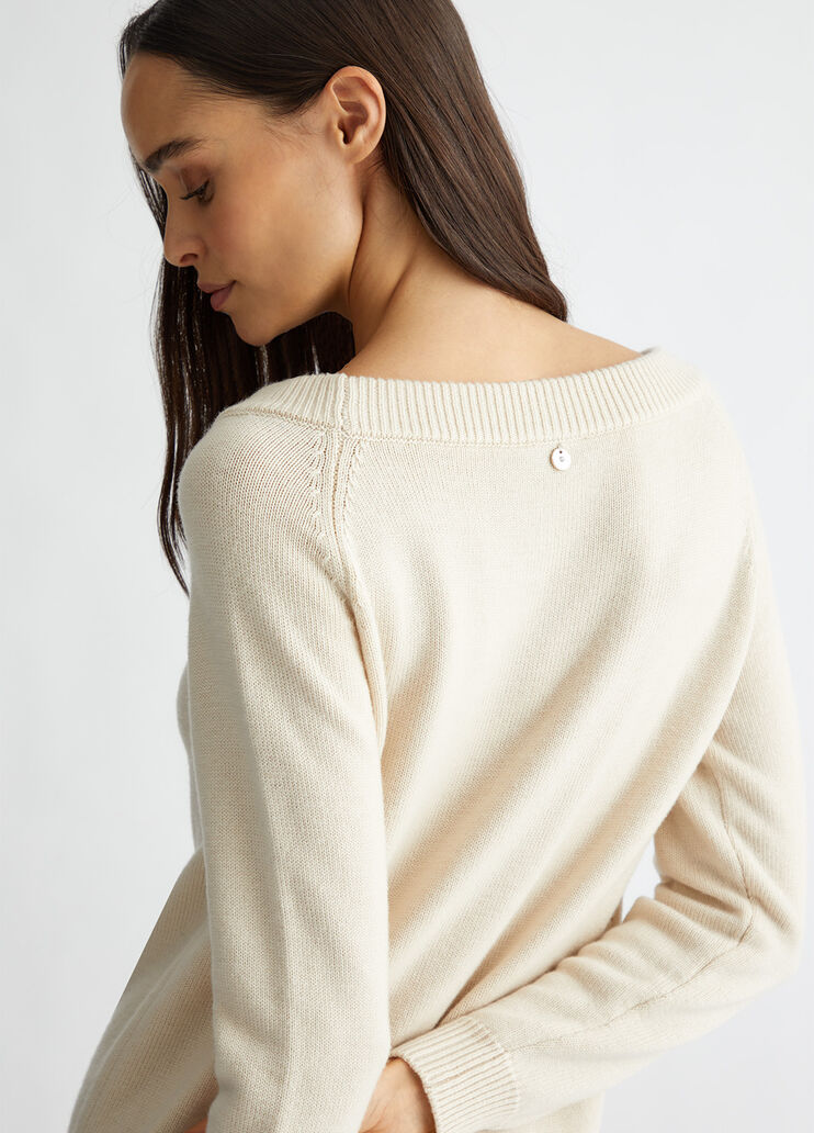 Cashmere-blend knit dress