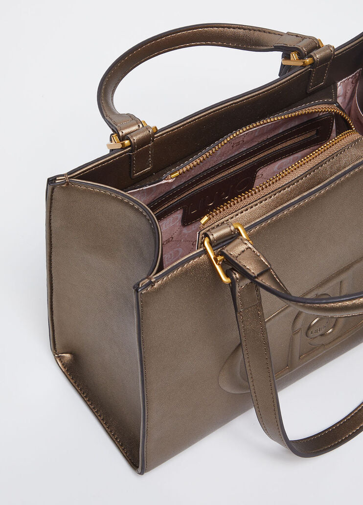 Shopping tote con logo