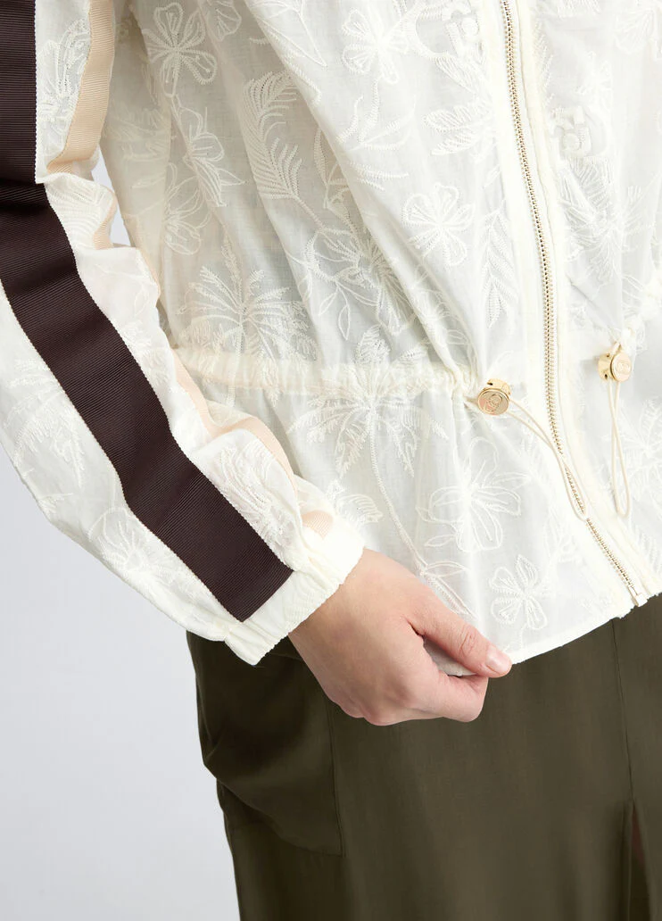 Embroidered cotton jacket