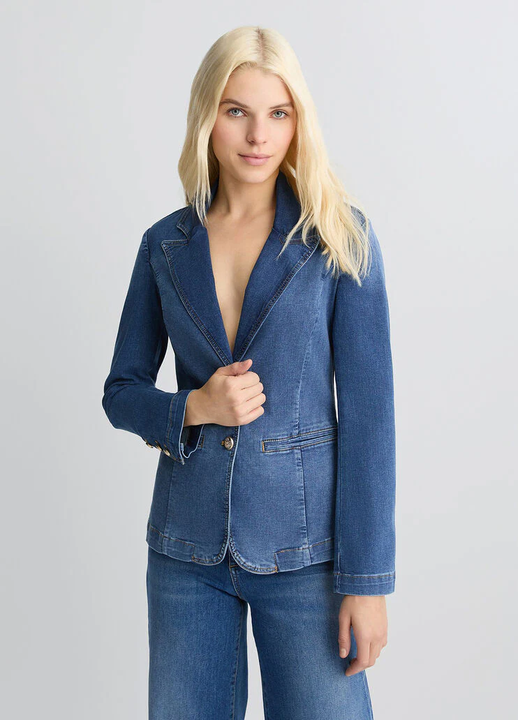 Denim blazer