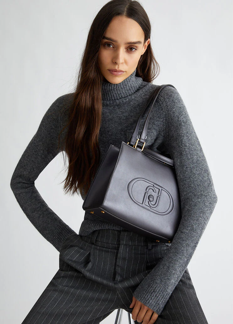 Shopping tote con logo