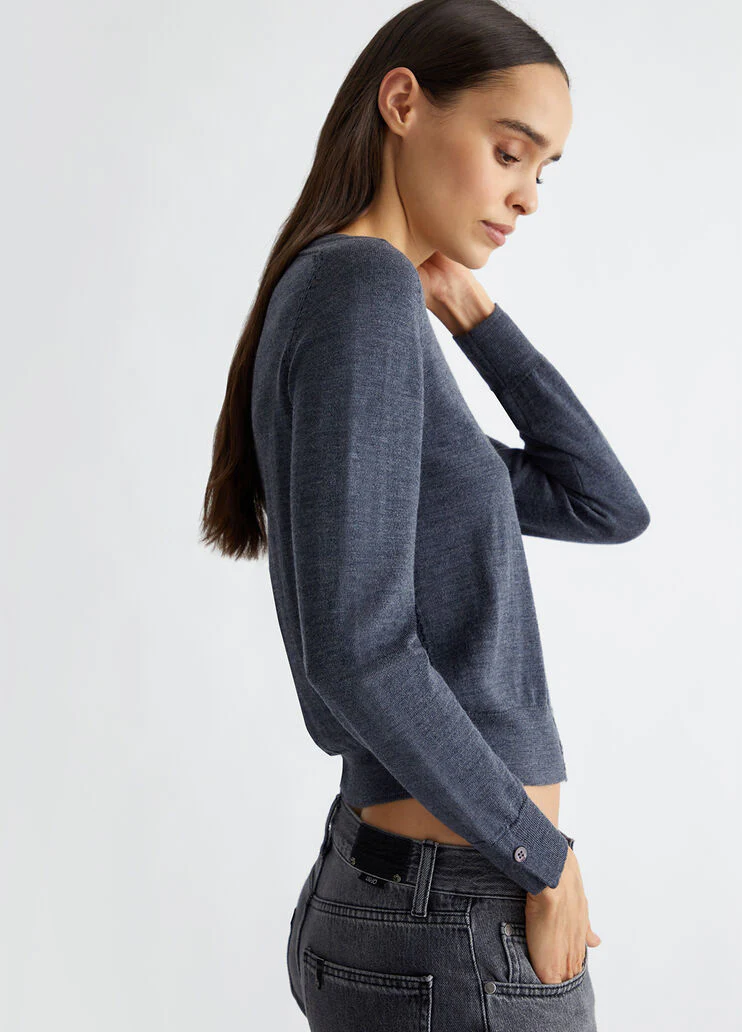 Wool cardigan