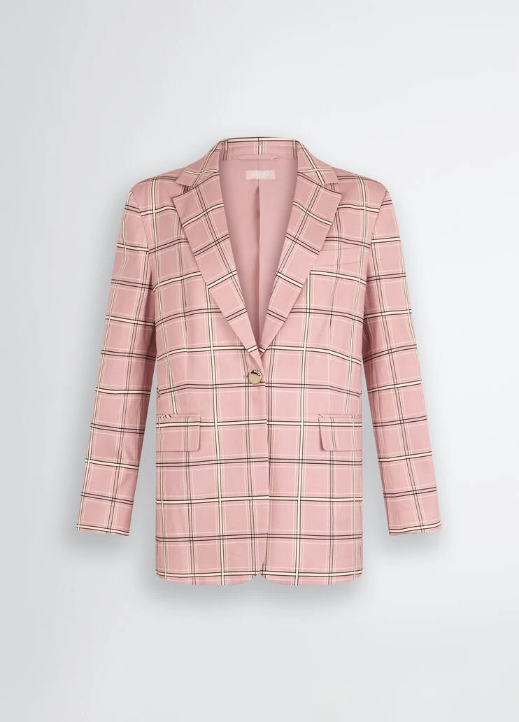 Chequered blazer
