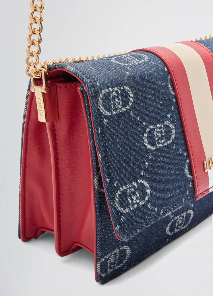 Jacquard crossbody bag