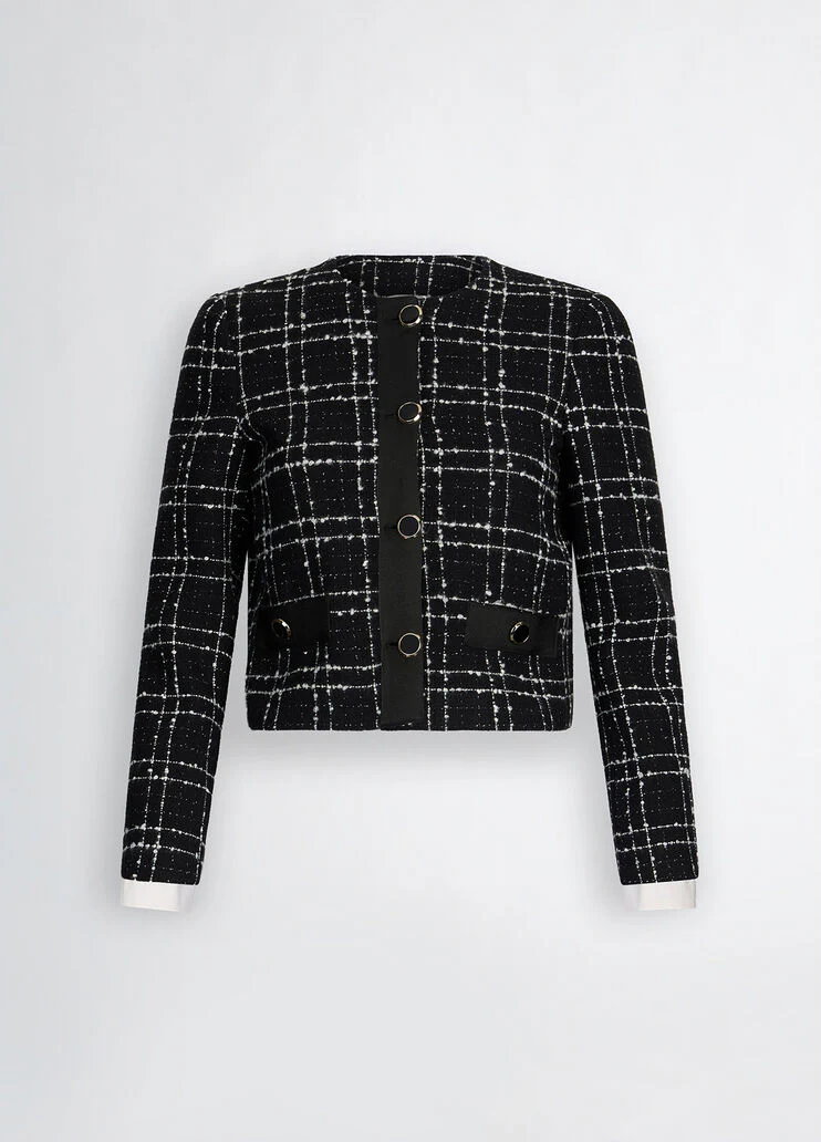 Lurex bouclé jacket