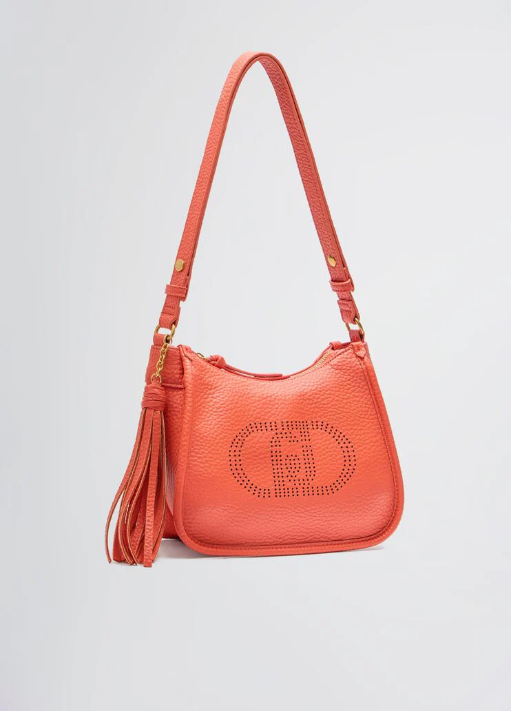 Orange shoulder bag