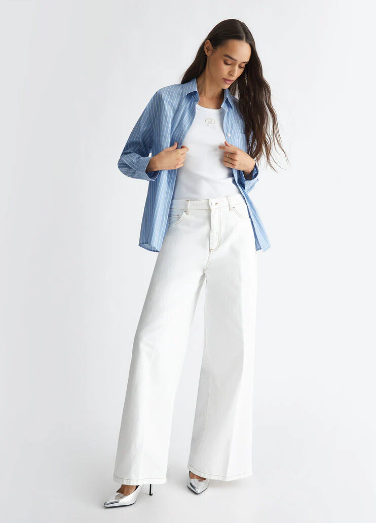 Ribbed top with logo