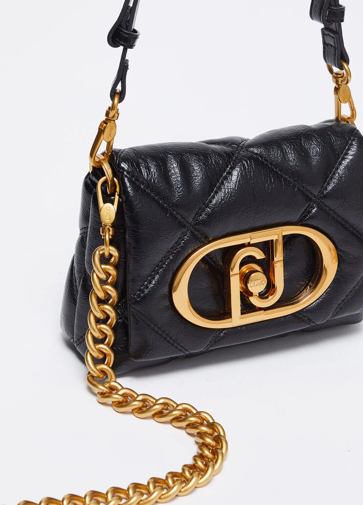 Small matelassé LaPuffy bag