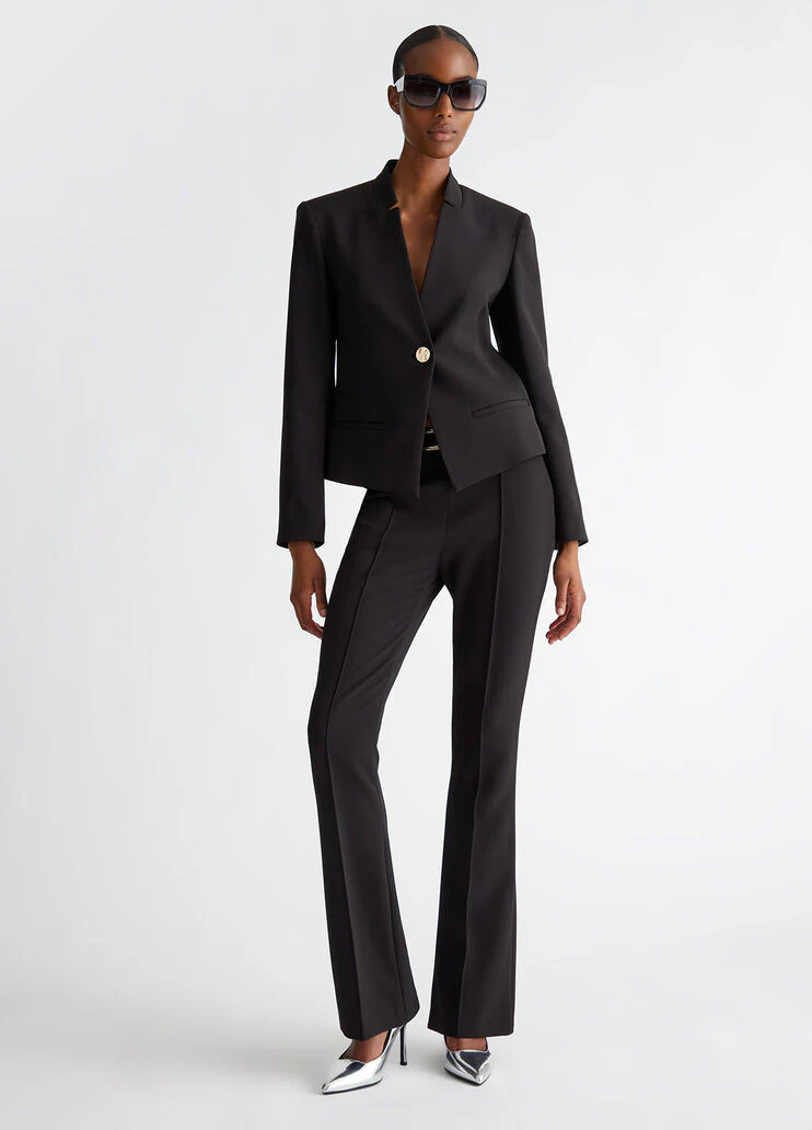 Slim-fit suit blazer