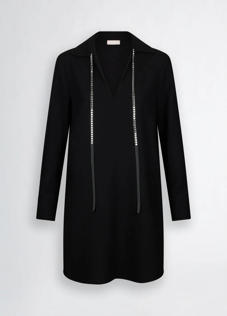 Dress with gemstones