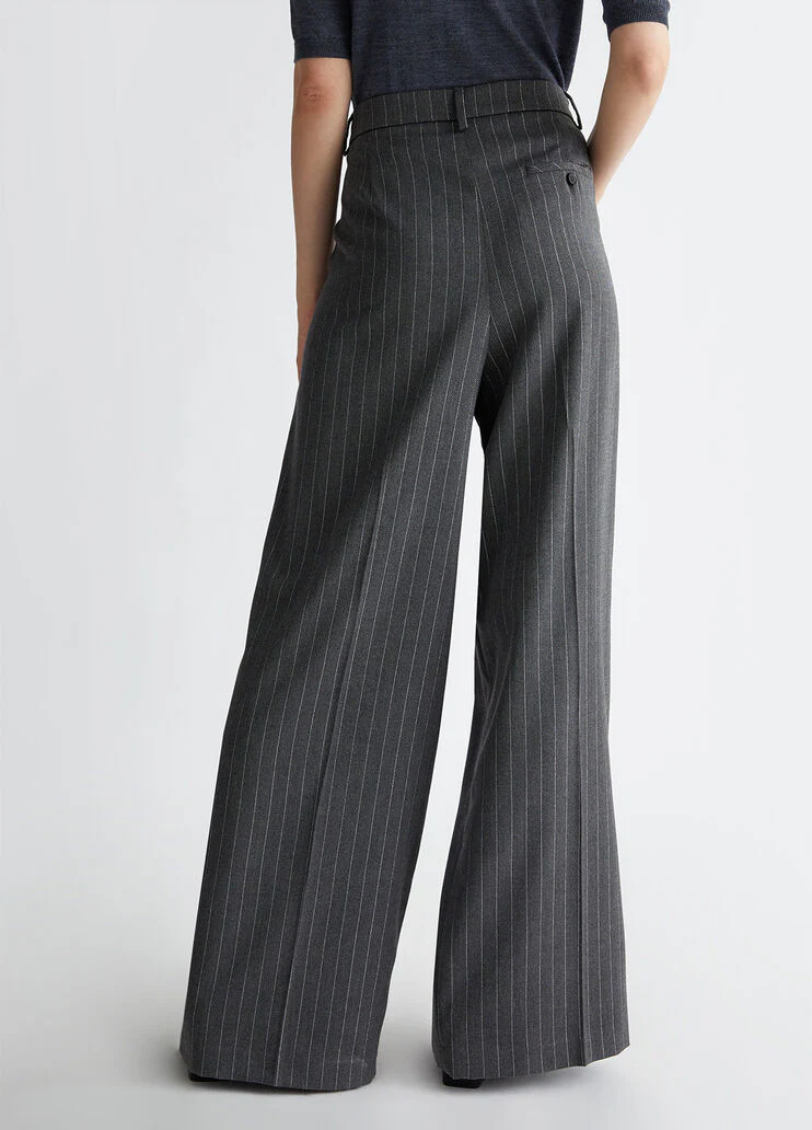 Pinstripe trousers