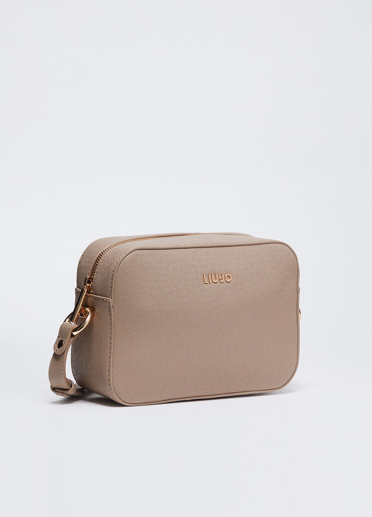 Beige crossbody bag