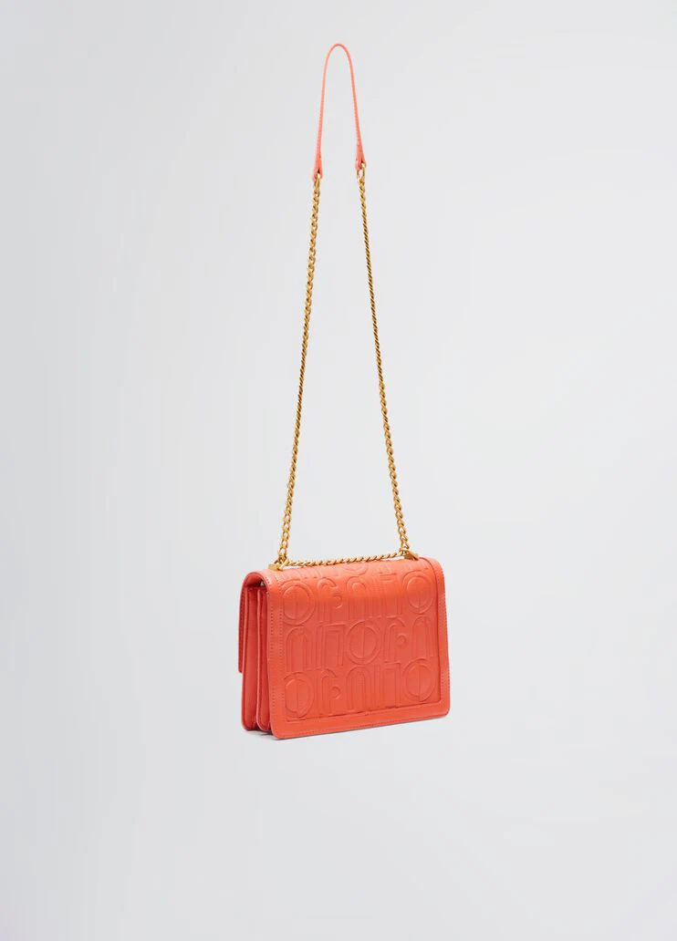 Orange crossbody bag