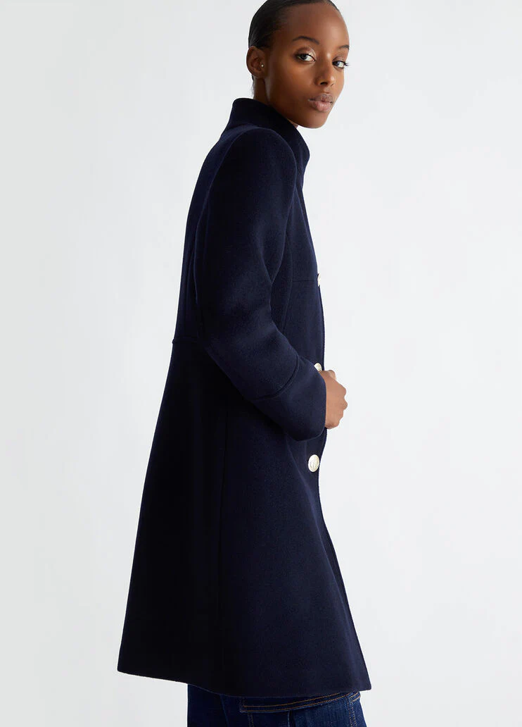 Wool blend coat